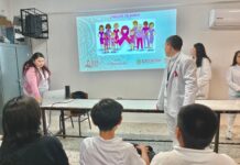 Reciben estudiantes pláticas preventivas de cáncer de mama