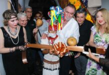 Inauguran obra “Gratitud” del pintor etchojoense Fernando Robles
