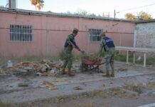 Unen fuerzas SSPM Y MARINA en apoyo al campo 30
