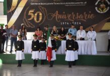 Reconoce ayuntamiento al centro de bachillerato TECNOLÓGICO Y AGROPECUARIO #38 por su 50 aniversario