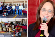 Entrega la doctora Karla Córdova González equipo a Bomberos Voluntarios