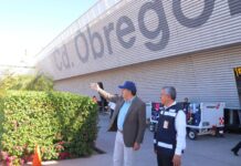 Participa el Presidente Municipal Javier Lamarque en la inauguración de la nueva ruta aérea de “VIVA” CDMX-CIUDAD OBREGÓN