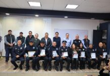 Premian a policías del mes de Septiembre, Octubre y Noviembre