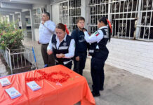 Lleva Seguridad Pública Municipal plática a alumnos de secundaria