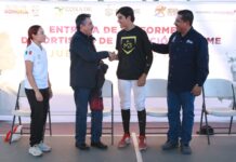 Entrega Javier Lamarque uniformes a más de 800 atletas para los juegos nacionales CONADE 2025
