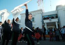 Todo listo para el desfile del Día de la Bandera Nacional