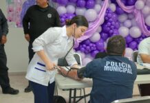 Módulo de atención para la salud masculina brinda servicios médicos a elementos de la SSP de Cajeme