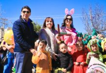 Encabeza primer matrimonio vistoso “Desfile de Primavera”