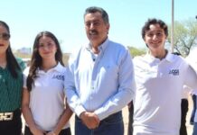 Javier Lamarque da banderazo de inicio en obra de rehabilitación vial al norte de Cajeme