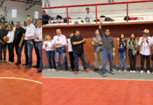 Presente Alcalde Juan Gim en la inauguración de evento deportivo