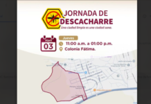 Llevarán jornada de descacharre a colonia Fátima este 3 de abril