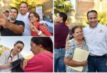 Atiende Toño Astiazarán a familias de la San Benito con Miércoles En Tu Colonia