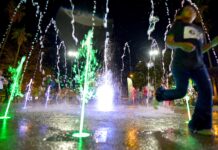 Disfrutan Hermosillenses la renovación del Jardín Juárez con nuevas áreas para convivir