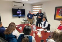 Imparte dirección de programas preventivos plática sobre extorsión telefónica a personal de la empresa VTD