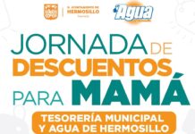 Realizarán Tesorería Municipal y Agua de Hermosillo Jornada de Descuentos para Mamá
