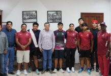 Se reúne alcalde ‘Beto’ Vázquez con atletas huatabampenses que participarán en la Olimpiada Nacional CONADE 2025