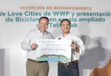 Recibe Toño Astiazarán reconocimiento We Love Cities 2024, de WWF (World Wide Fund for Nature) por acciones a favor del medio ambiente