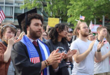 Universitarios en EU desafían a Trump y apoyan a Palestina