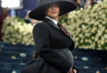 Rihanna anuncia su tercer embarazo en la Met Gala