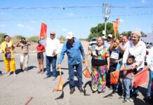 Javier Lamarque da banderazo a obra de rehabilitación de puente vehicular en Esperanza