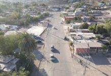 Avanza el Ayuntamiento de Guaymas con obra de pavimentación en sector Nacionalización Golfo de California