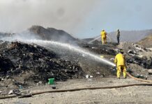 Controlado el INCENDIO EN EL RELLENO SANITARIO