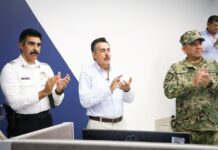 Inaugura presidente Lamarque nueva área del centro de mando y control (c2) de la secretaría de seguridad pública municipal de Cajeme