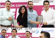 Encabeza presidente Javier Lamarque premiación a ganadores de la convocatoria jóvenes impulsando la industria Cajeme 2025