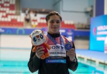 Osmar Olvera gana plata en trampolín de un metro en el Mundial de Natación 2025 en Singapur