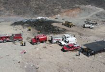 Se logra controlar en su totalidad el incendio en el relleno sanitario de Guaymas