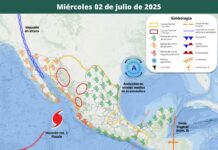 Alertan sobre las lluvias pronosticadas para hoy
