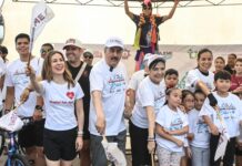 Con gran entusiasmo inició en Cajeme el programa «DOMINGUEANDO EN BICI Y +»