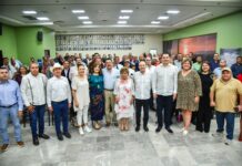 Presidente Javier Lamarque, Gobernador Alfonso Durazo y subsecretaria Rocío Bárcena sostienen encuentro de trabajo por la paz con ministros del culto religioso
