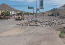 Inicia Ayuntamiento de Guaymas obra de pavimentación en sector Las Colinas