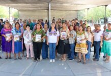 Entrega Ayuntamiento de Guaymas material para curso de bordado
