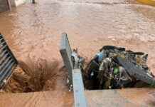 Rejillas abatibles frenan el impacto de la tormenta en Nogales