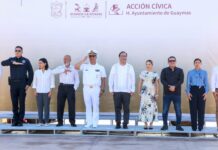 Celebran autoridades municipales el 256 aniversario de la fundación de Guaymas