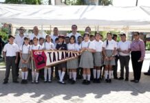 Encabezan Elías Retes y fuerzas armadas ceremonia patria