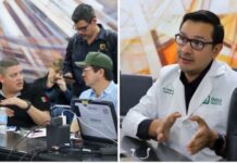 Personal de Protección Civil ayuda en acciones de apoyo a la población en Navojoa