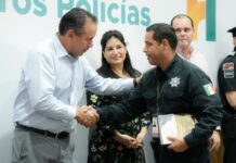 Llama Toño Astiazarán a Policía Municipal a no bajar la guardia y trabajar por la seguridad de las y los hermosillenses
