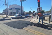Refuerza Ayuntamiento de Hermosillo cuadrillas para trabajos de bacheo en la ciudad