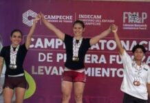 Pesistas de Sonora conquistas 11 medallas en el Campeonato Nacional de Primera Fuerza