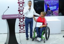Reconoce Ayuntamiento a Leticia Ochoa atleta paralímpica Cajemense de talla Internacional