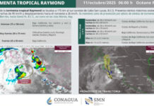 ‘Raymond’ tocará tierra al sur de BCS en el transcurso de hoy: SMN