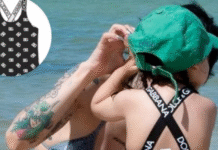 Cazzu presume foto en la playa con su hija Inti, usando traje de baño de 15 mil pesos; ¿derroche o necesidad?