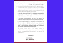 Comunicado SIDUR: