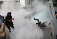 Hospitalizados, 94 policías tras marcha del 2 de octubre; hay tres en estado delicado: SSC