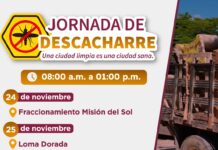Invita el Ayuntamiento de Guaymas a participar en Jornada de descacharre