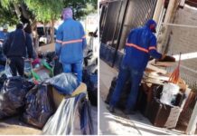 Recolecta Ayuntamiento 9 toneladas de cacharros en jornada de limpieza en Los Ángeles