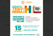 Tendrán Tesorería Municipal y Agua de Hermosillo descuentos este sábado 15 de noviembre